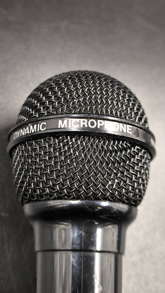 Uni-Directional Dynamic M5 Microphone Used Working Black