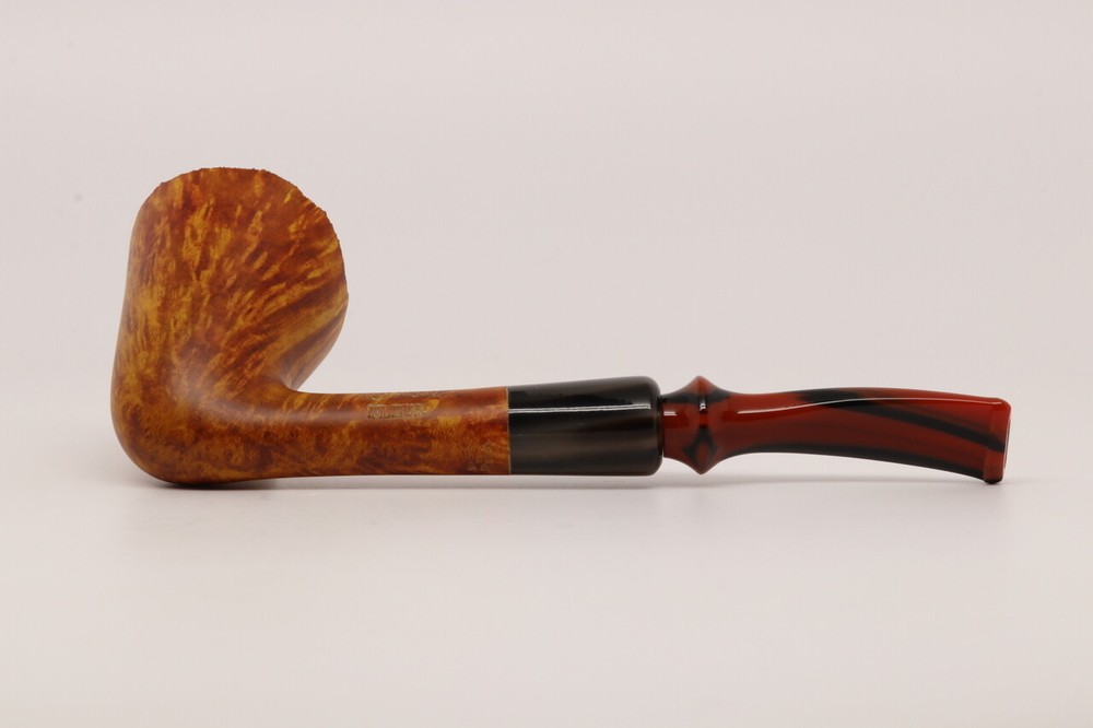 Chacom - Fleur Natural Briar Smoking Pipe with pouch B1696