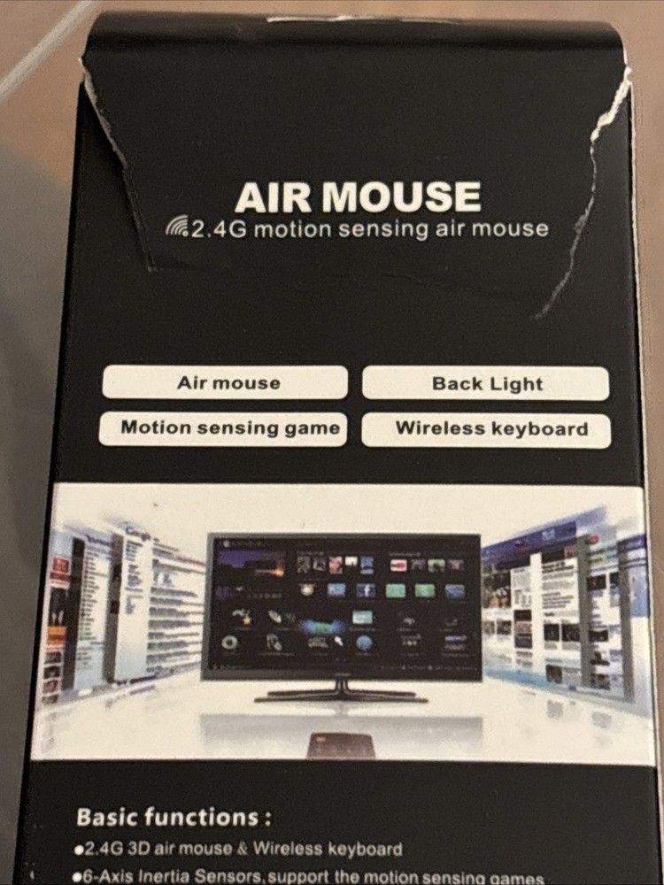 Air Mouse 2.4G Motion Sensing Wireless Keyboard Pointer Curser Mouse Backlight
