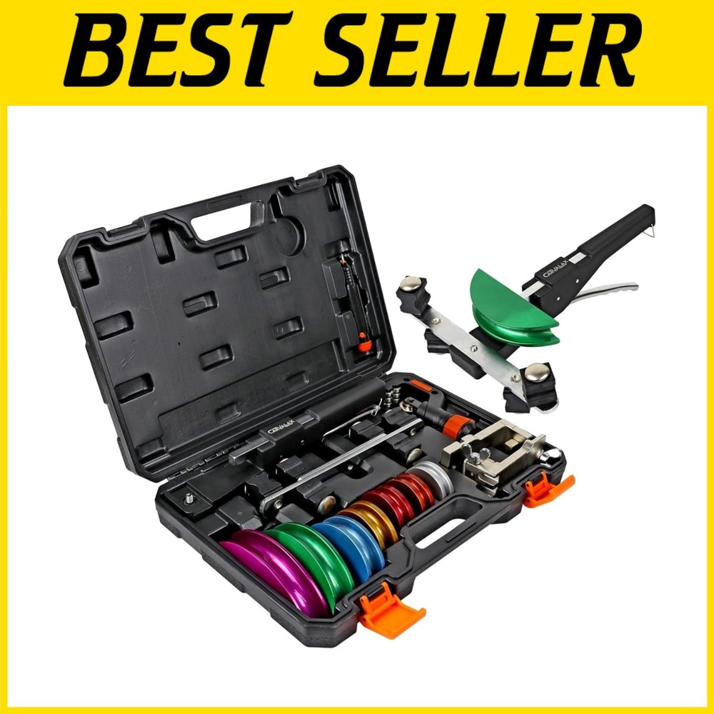 Versatile Pipe Tube Bender Set for HVAC and Hydraulic Work