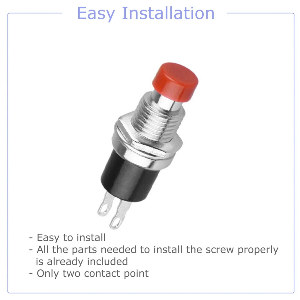 Push Button Red Green Yellow Switch Momentary On Off Push Button