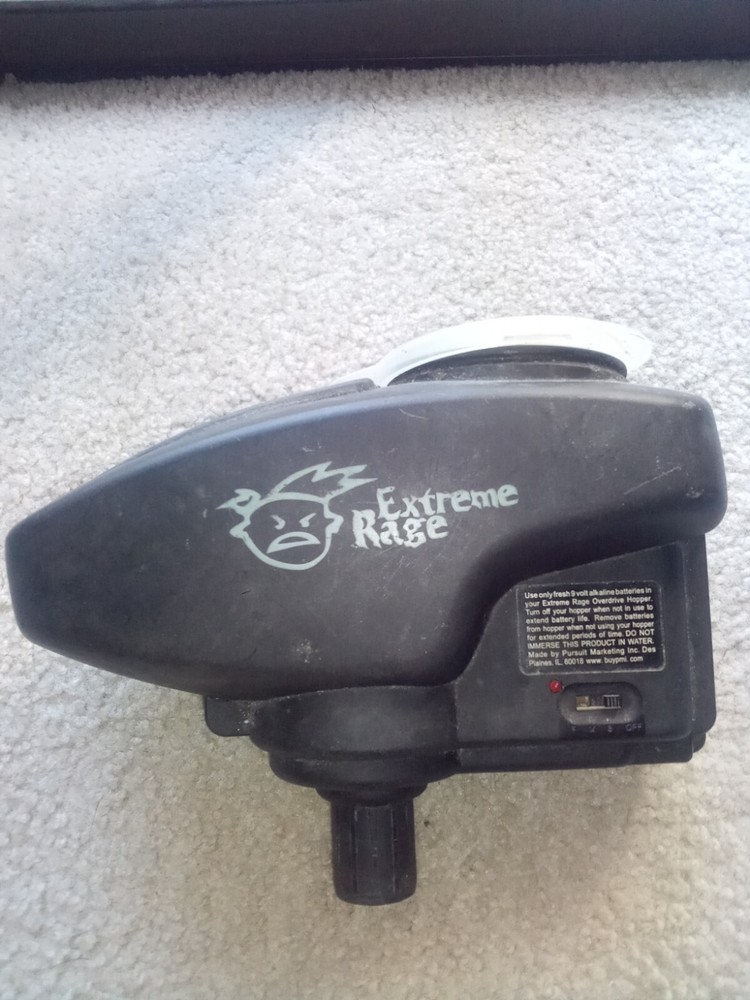 ***BROKEN*** Extreme Rage Electronic Motorized Overdrive Paintball Hopper Loader