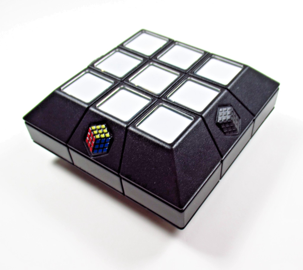 Rubik’s Slide Electronic Puzzle Game Cube Challenge Tested Working