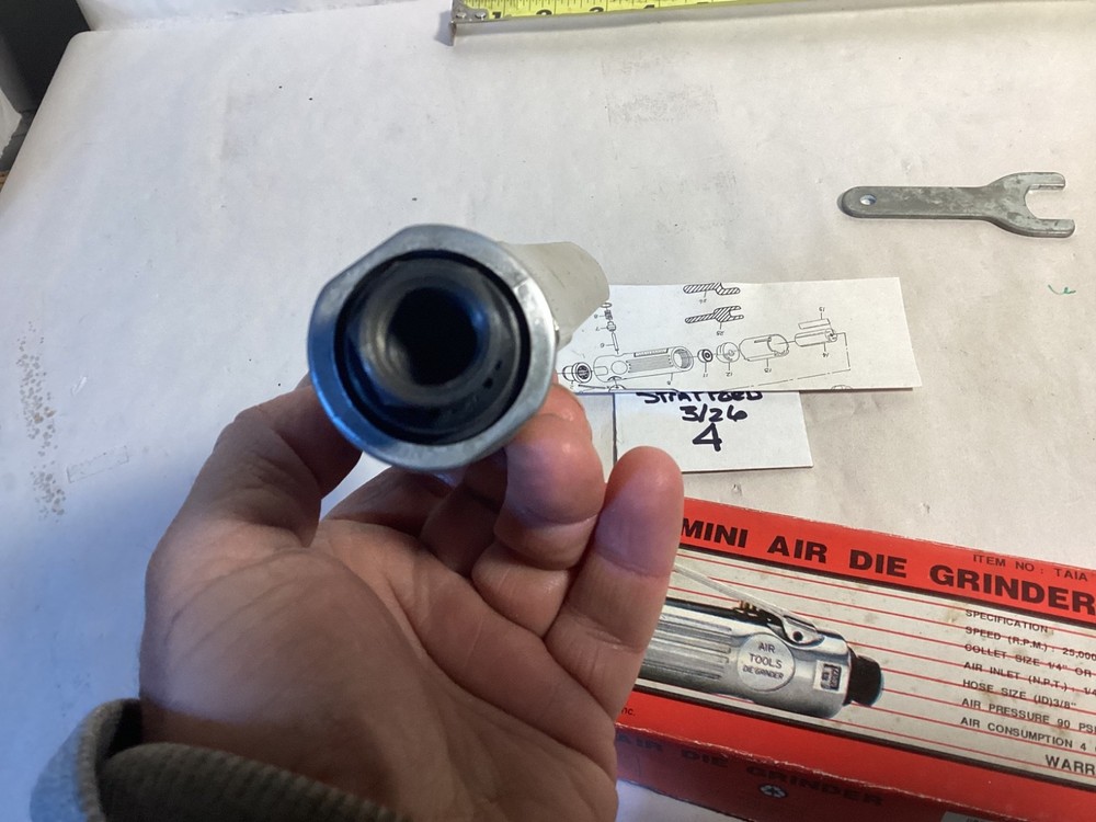 AJ Tools #0266 1/4” mini air die grinder