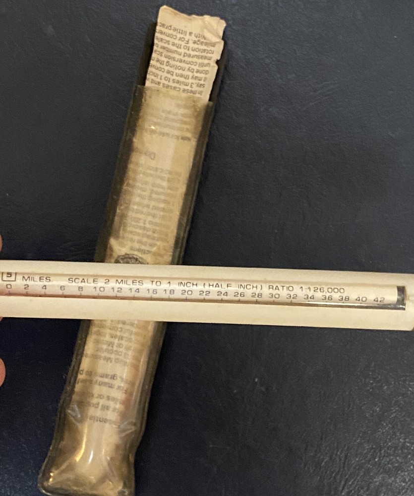 Vintage Milo Meter Map Measurer 3”
