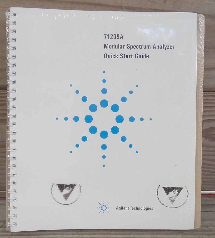 AGILENT 71209A MODULAR SPECTRUM ANALYZER QUICK START GUIDE