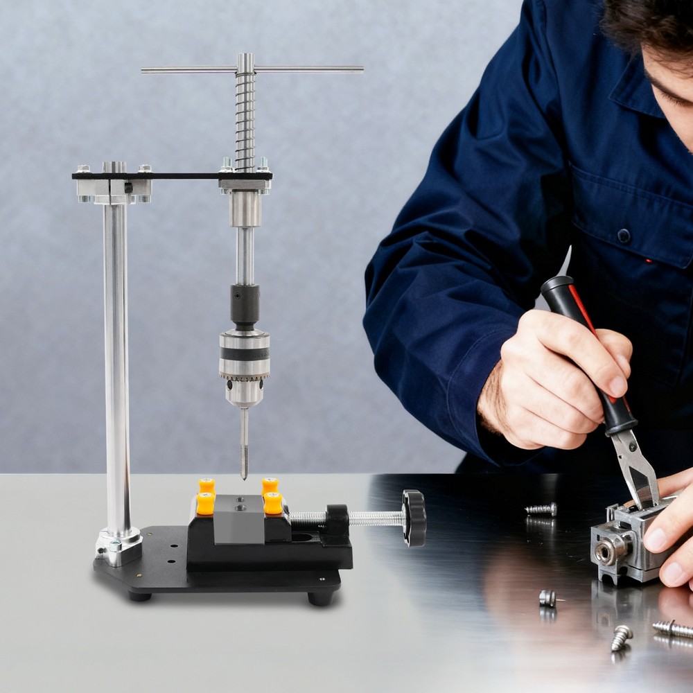 Manual Tapping Machine Desktop, Vertical Tapping Tool, Precision Hand Tapper
