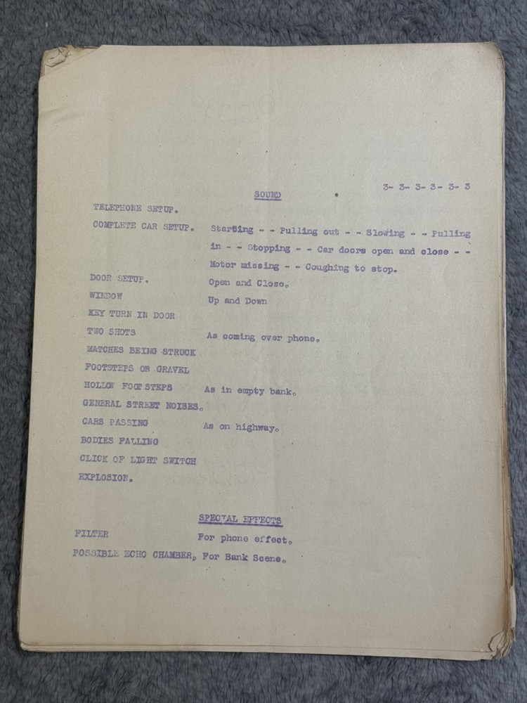 "SNOOPERMAN" by ED BRADY & HARVEY STEVENS Comedy/Mystery Script Radio Inscribed