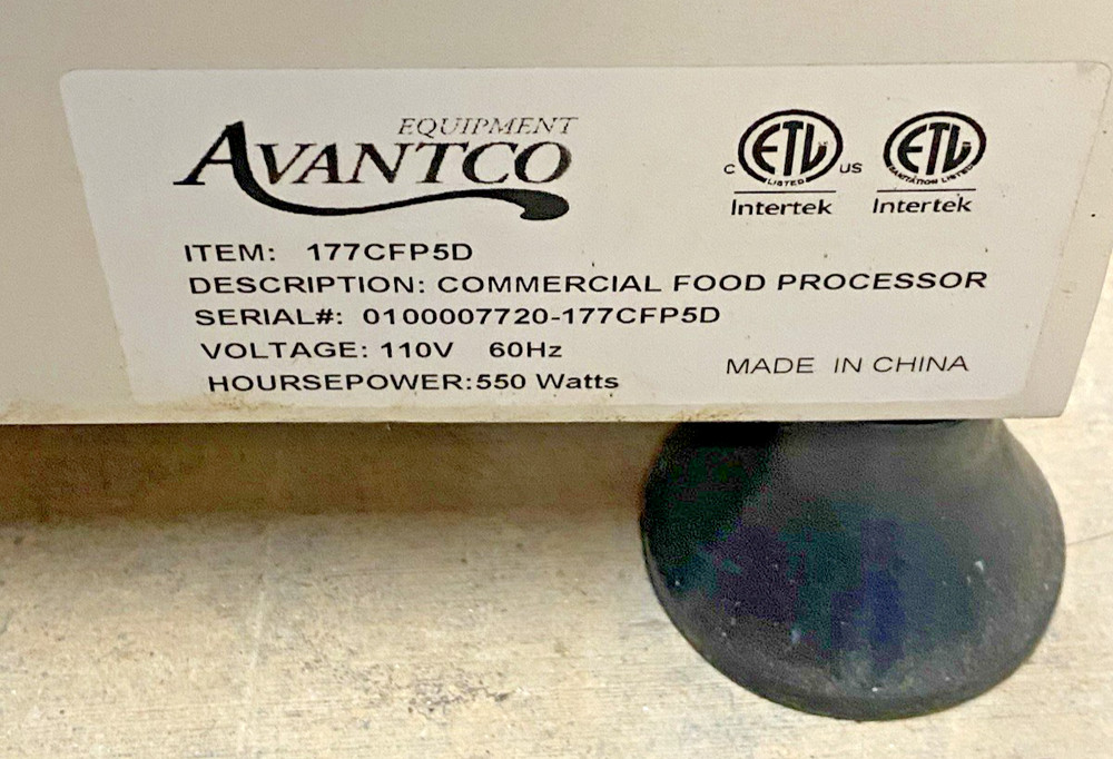 Avantco Vegetable Cutter
