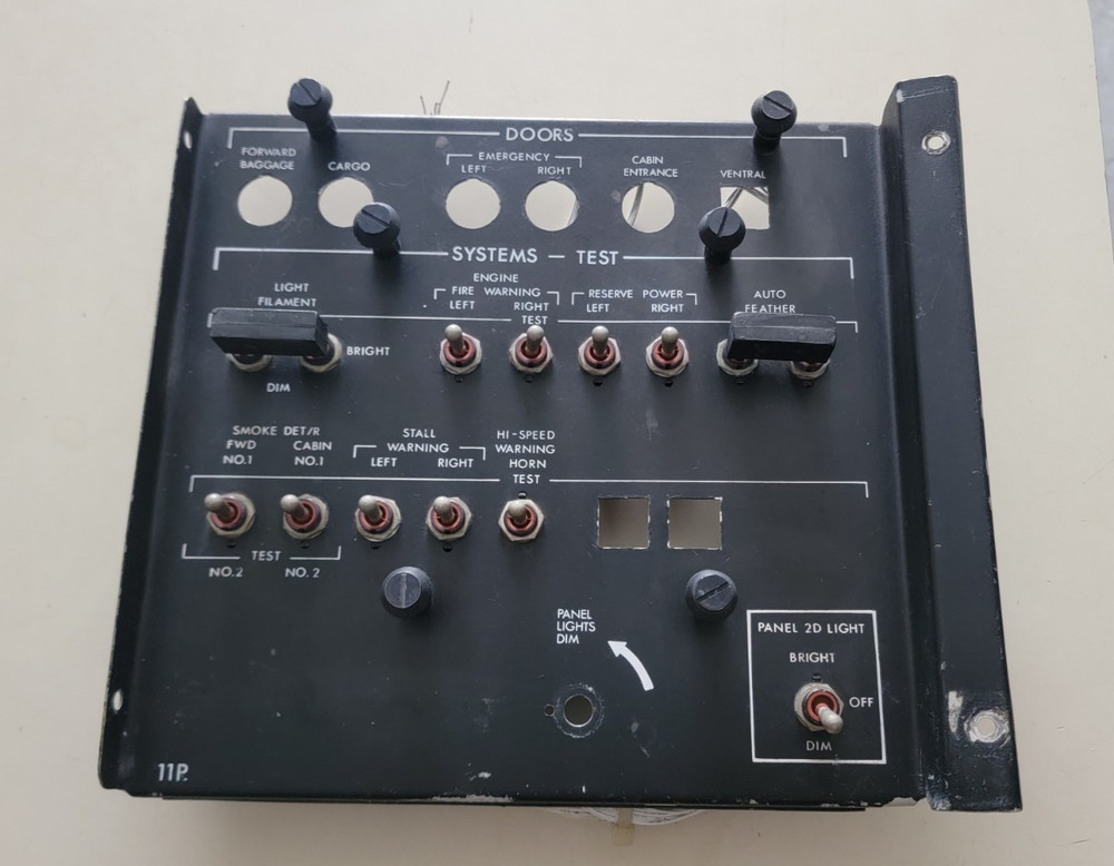 Lockheed-Martin C-130 Hercules Doors / System Test Panel USGI Air Force