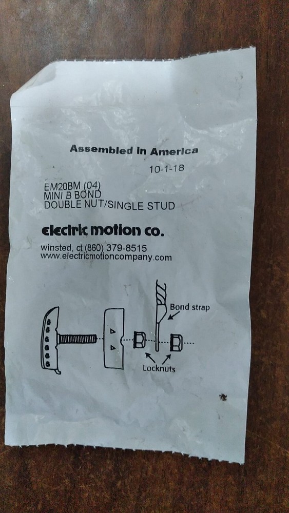 EMC Mini B Bond Double Nut Single Stud ~ EM20BM