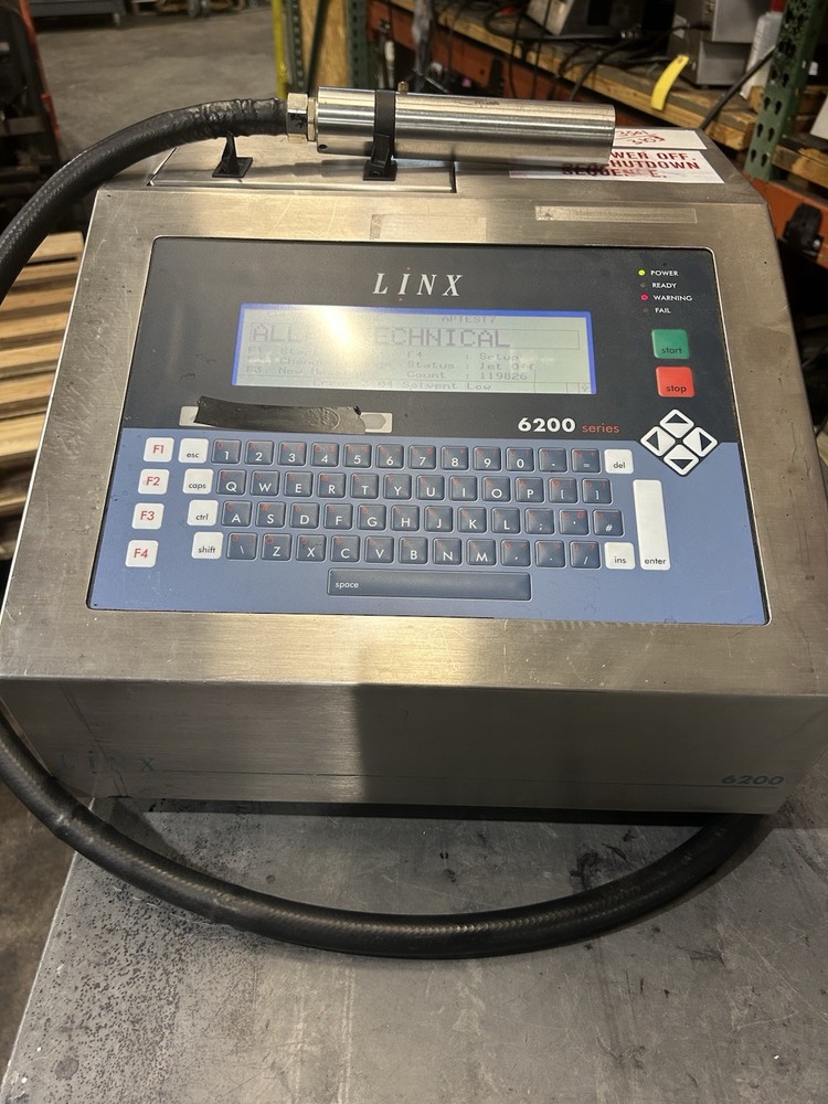 Refurbished Linx 6200 Continuous Inkjet Printer - Still In Excellent Condition!