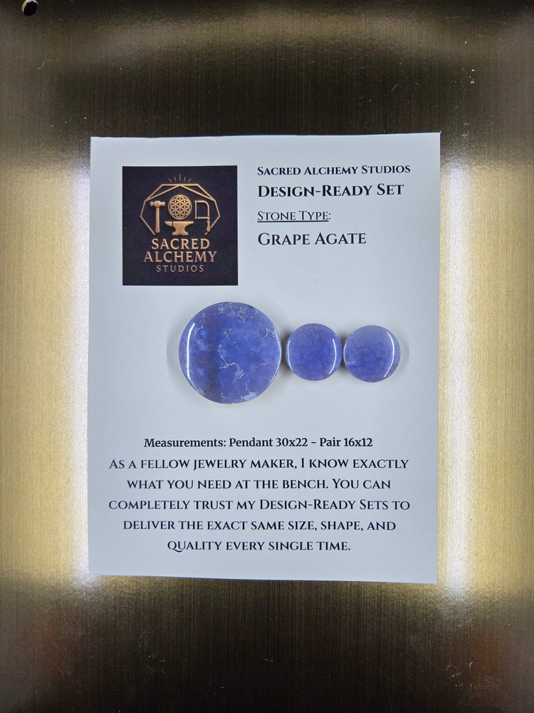 Circle Shape - Grape Agate - Design-Ready Set