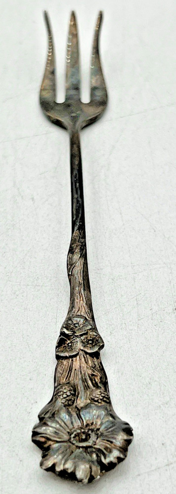 REED & BARTON HARLEQUIN JELLY SERVER, LADLE, LEMON FORK & OLIVE FORK SILVERPLATE