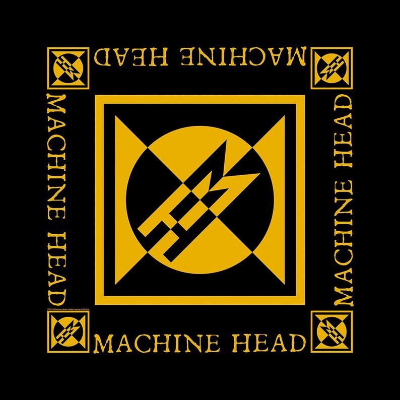 MACHINE HEAD bandana 20x20" - official product