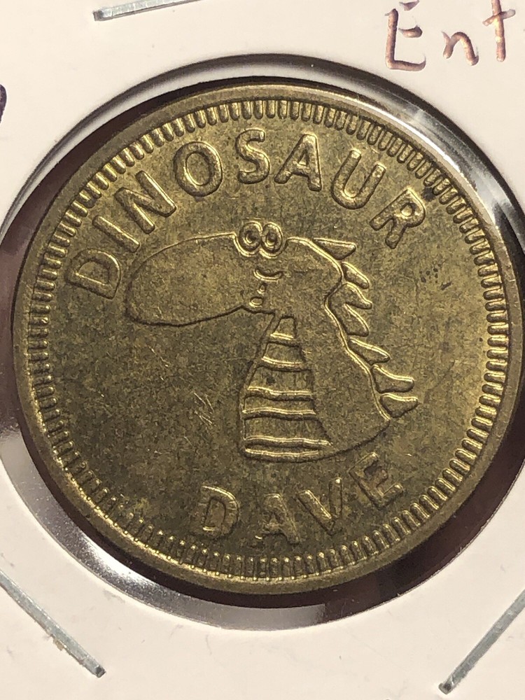 Arcade Token - Dinosaur Dave - Unknown Location
