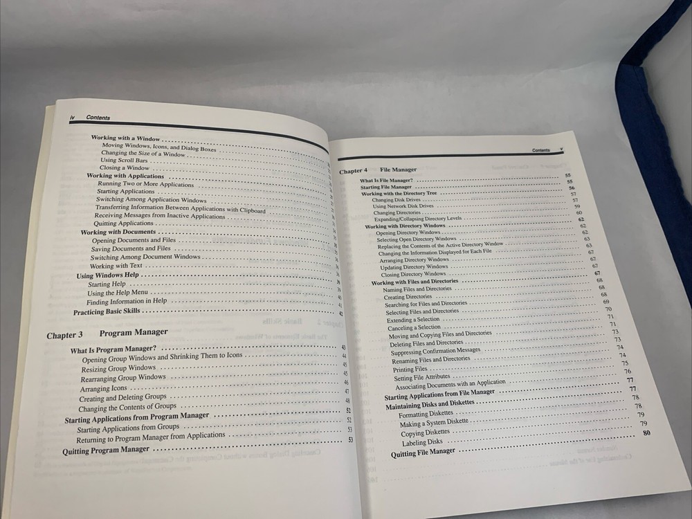 Microsoft Windows 3.0 User's Guide Manual VTG 1990 Everex