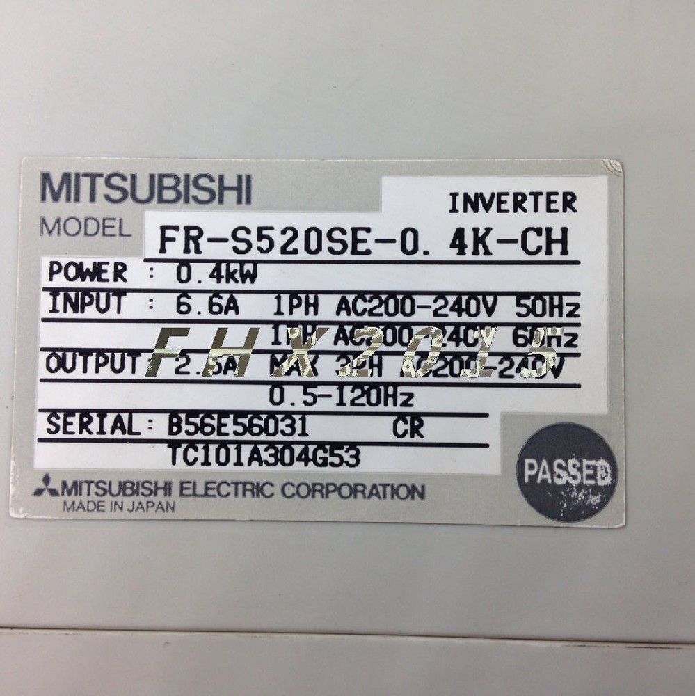 Mitsubishi FR-S520SE-0.4K-CH 0.4kw