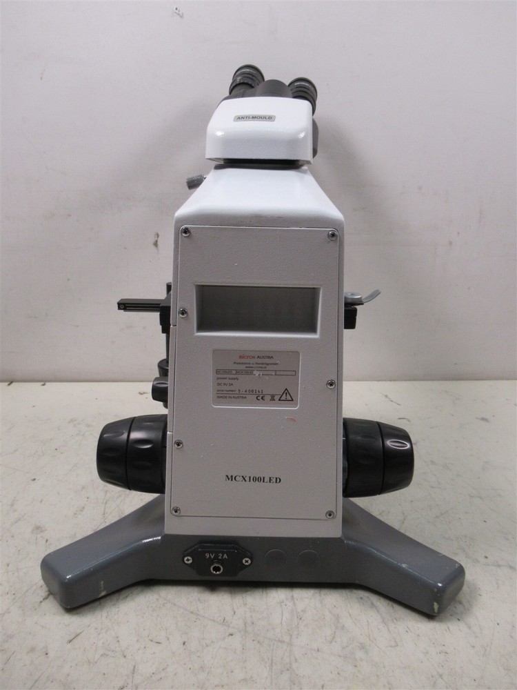 Micros Austria Biological Binocular Microscope MCX100LED w/ 4 Objectives
