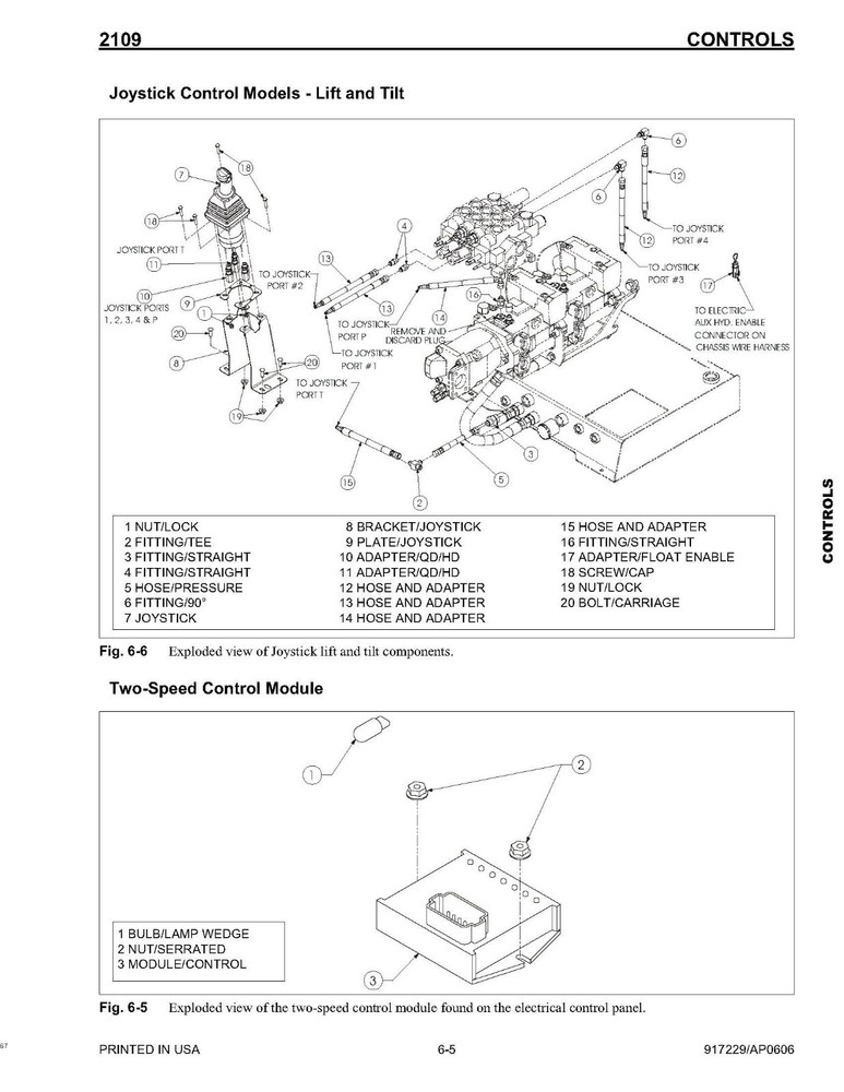 2109 Skid Loader Technical Workshop Manual Mustang 2109