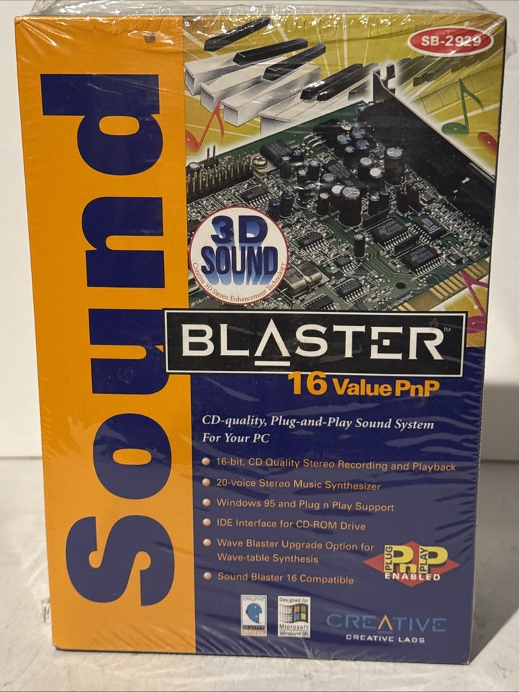 Creative Labs Sound Blaster 16 Value PnP NOS