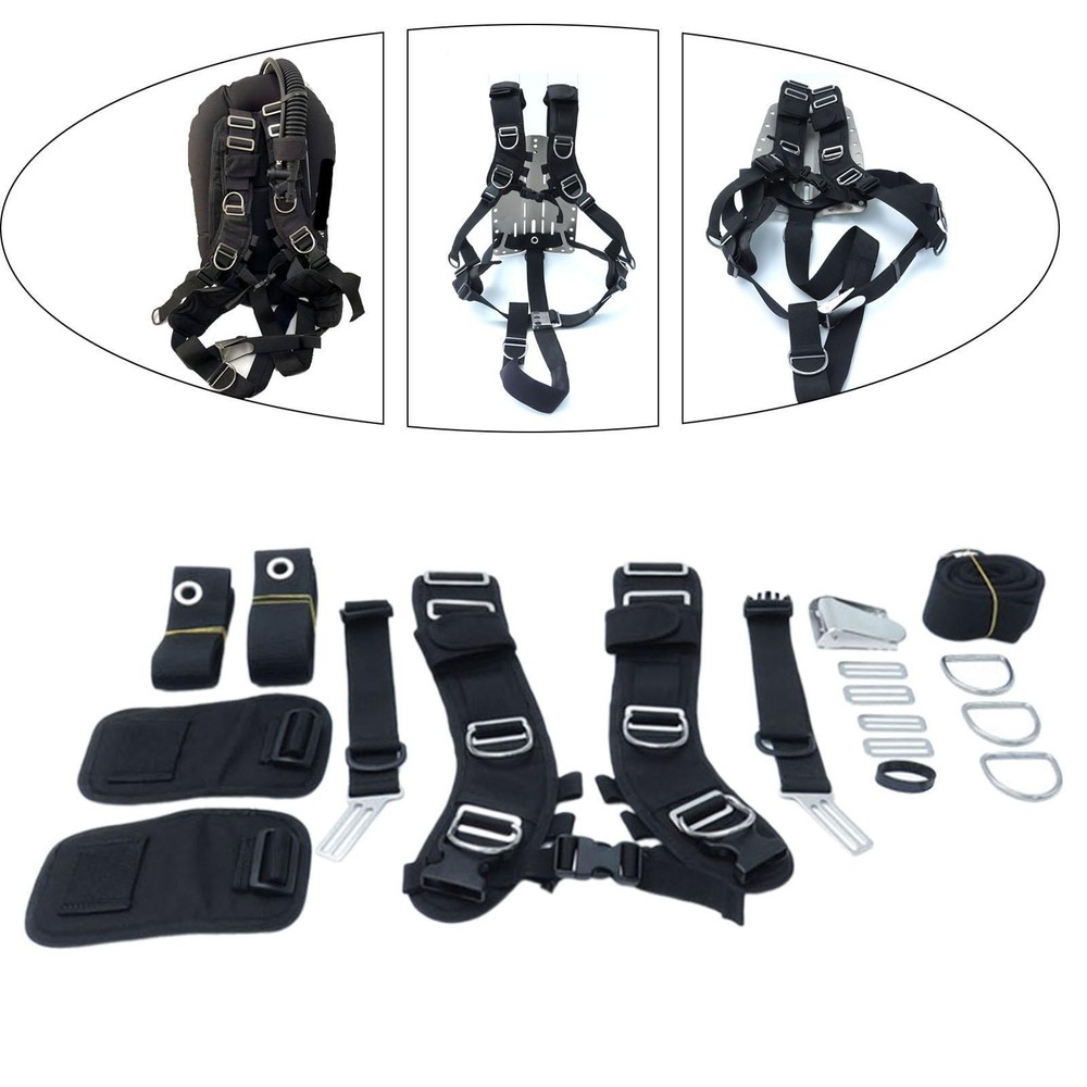 Diving Backplate Diver BCD Plate Support Scuba Diving Harness System Dive