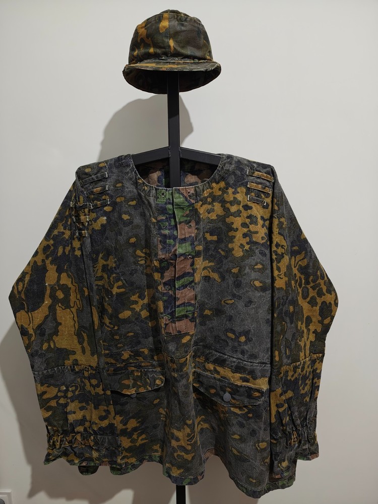 WW2 GERMAN ELITE CAMO SMOCK + CAMO HAT