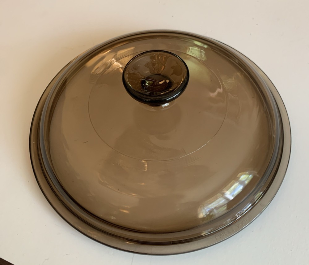 Pyrex Vision Ware Amber Lid 8" Replacement V-25-C