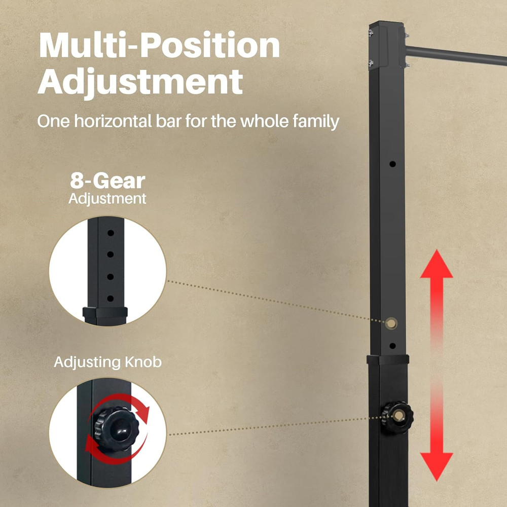 Pull up Station, Power Tower Portable Pullup Bar Station, Pull up Bar for Home
