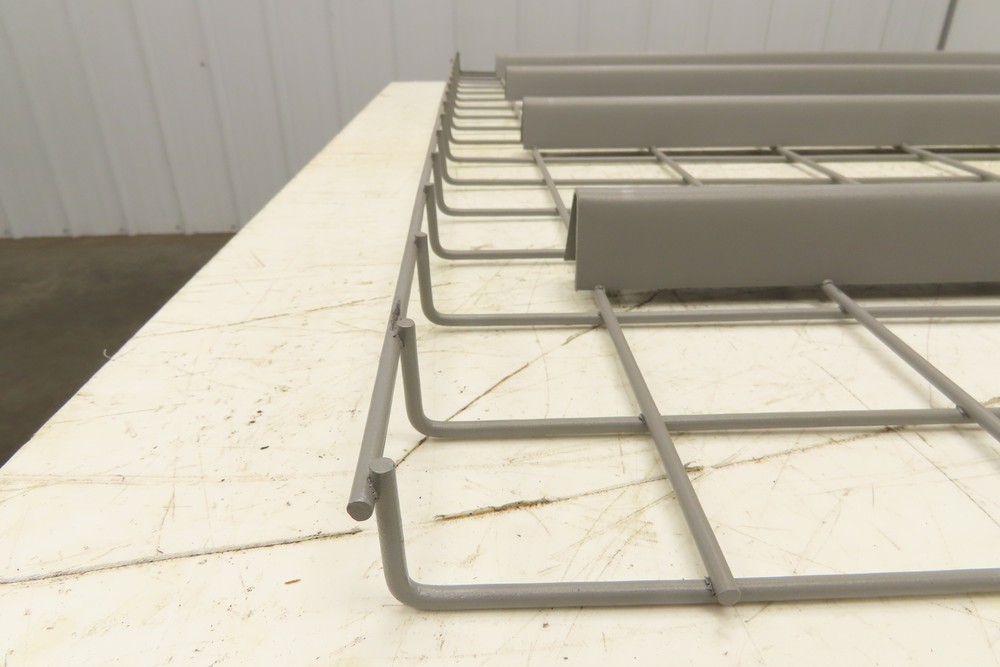 New Pallet Rack Wire Deck 48x46" Waterfall 4 Step Channel Racking 3000lb Mesh
