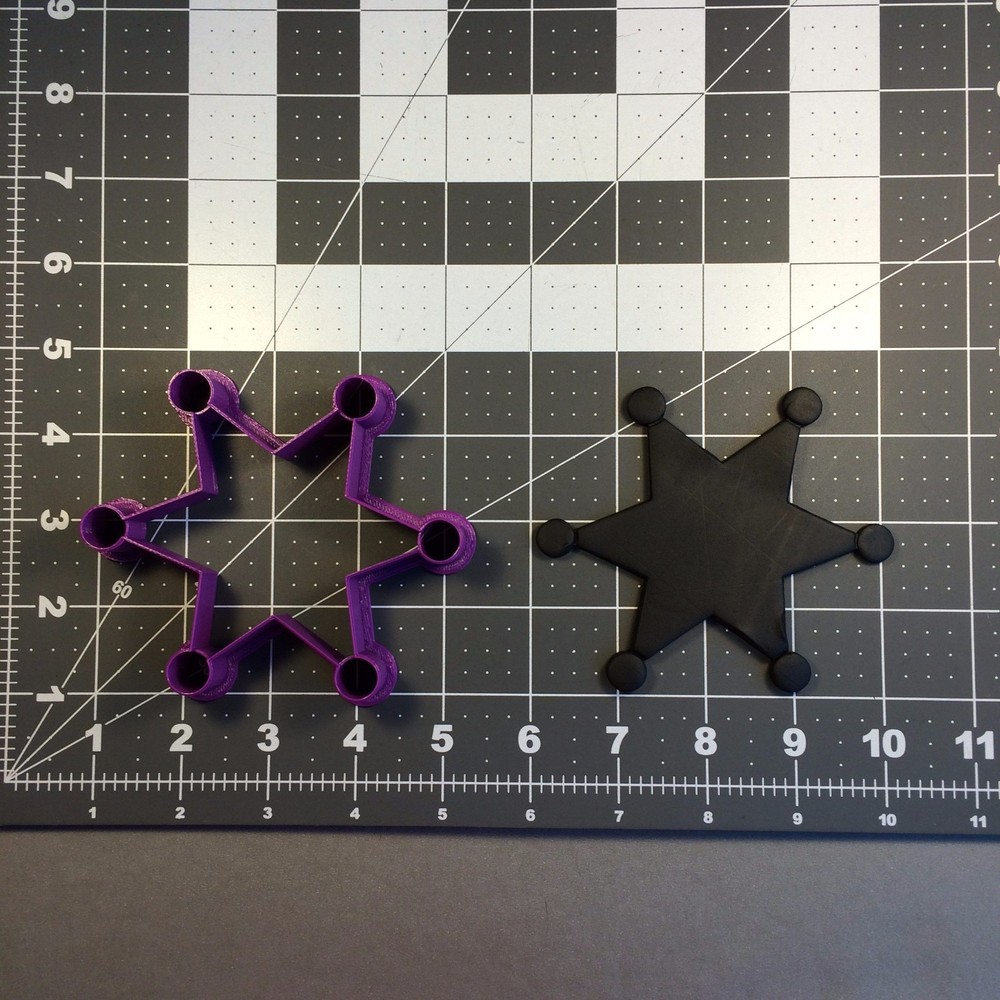 Sheriff Badge 100 Cookie Cutter