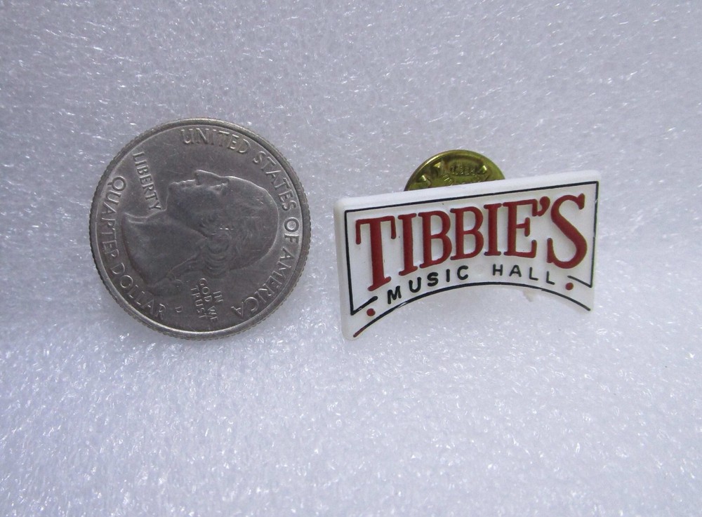Tibbie's Music Hall Plastic Pin
