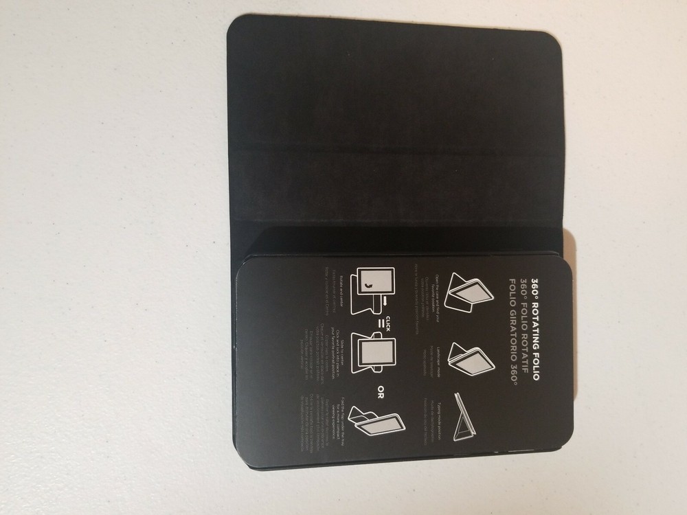 Platinum Rotating Folio Case for Samsung Galaxy Tab 3 7 inch Black