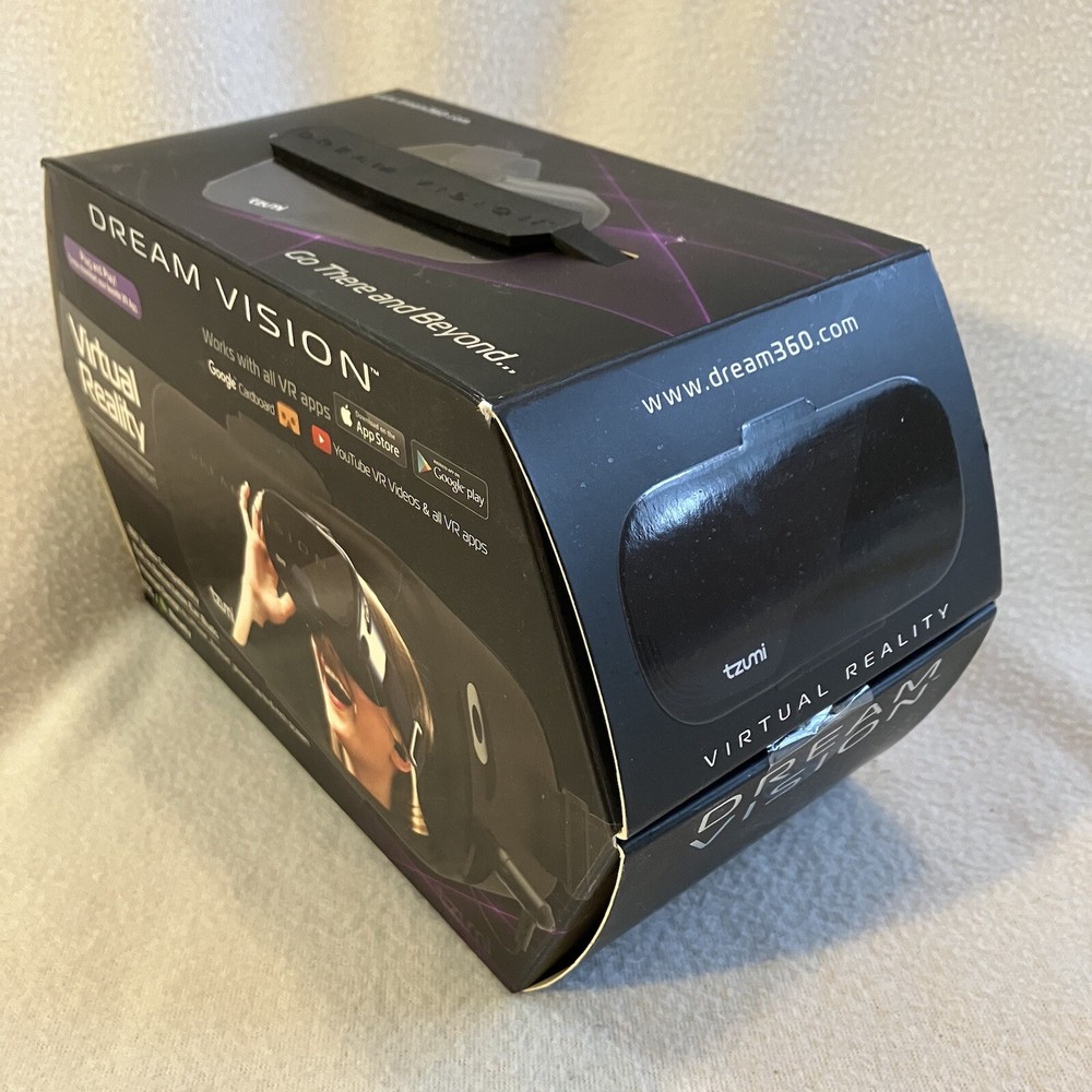 Tzumi Dream Vision Pro Virtual Reality Headset with Bluetooth - IOS Ready