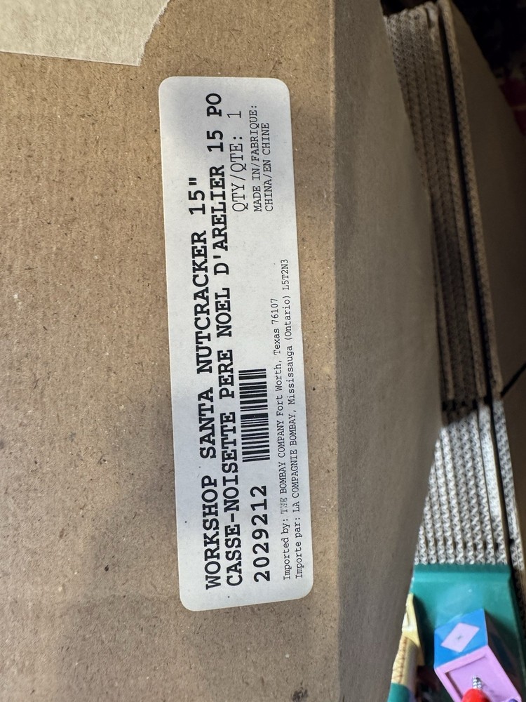 Workshop Santa Nutcracker 15 Inch Beautiful