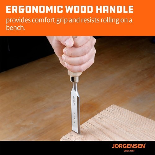 4-Piece Wood Carving Hand Chisel Tool Set Professional Woodworking Gouges Steel