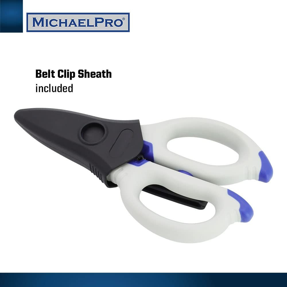 6" Stainless Electrician Scissors | Heavy Duty Multi-Purpose Shears