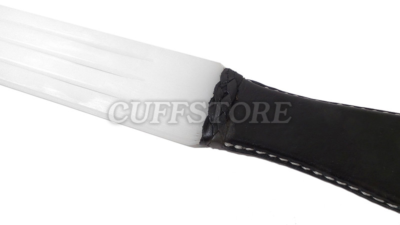 BDSM Long White Teflon Rigid Spanking Paddle