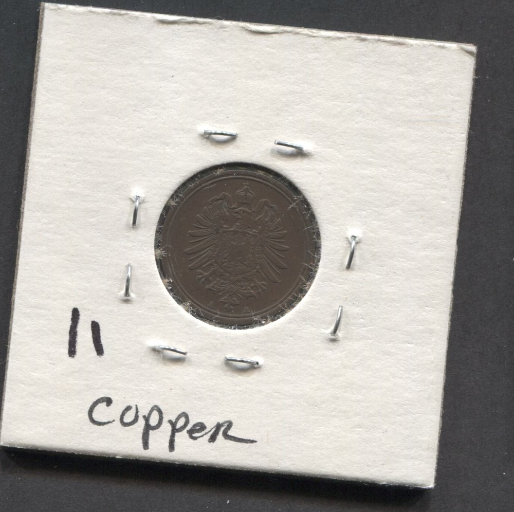 1889-Germany-XF- 1 Pfennig