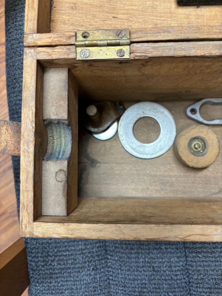Antique C.L Berger & Sons Survey Transit Solid Brass W Case