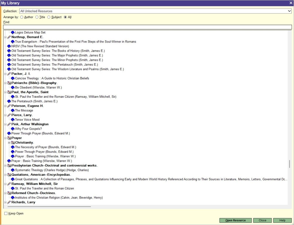 Logos Bible Scholar's Library software (DVD for Windows)