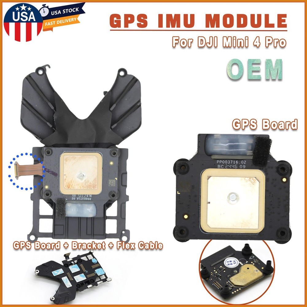 OEM GPS IMU Module Board Bracket Flex Cable Assembly Replace For DJI Mini 4 Pro