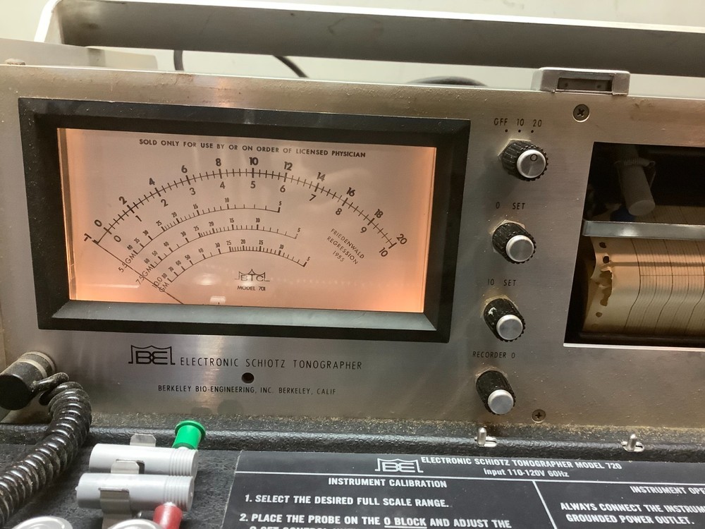 BE Electronic Schiotz Tonographer Model 720