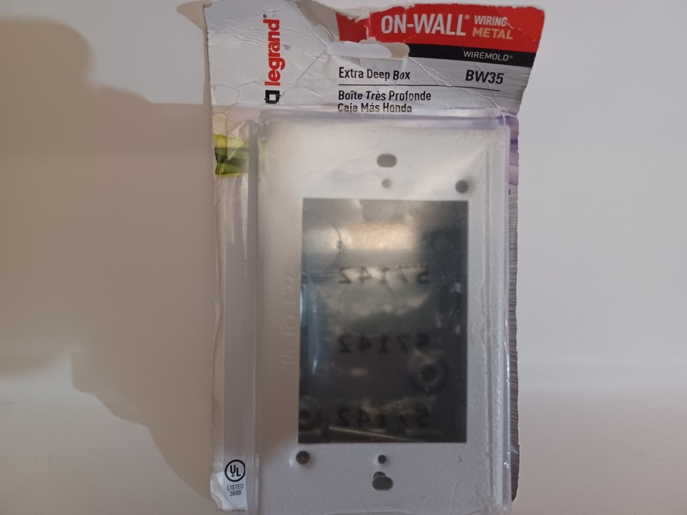 Legrand BW35 Legrand, Extra Deep Box, White