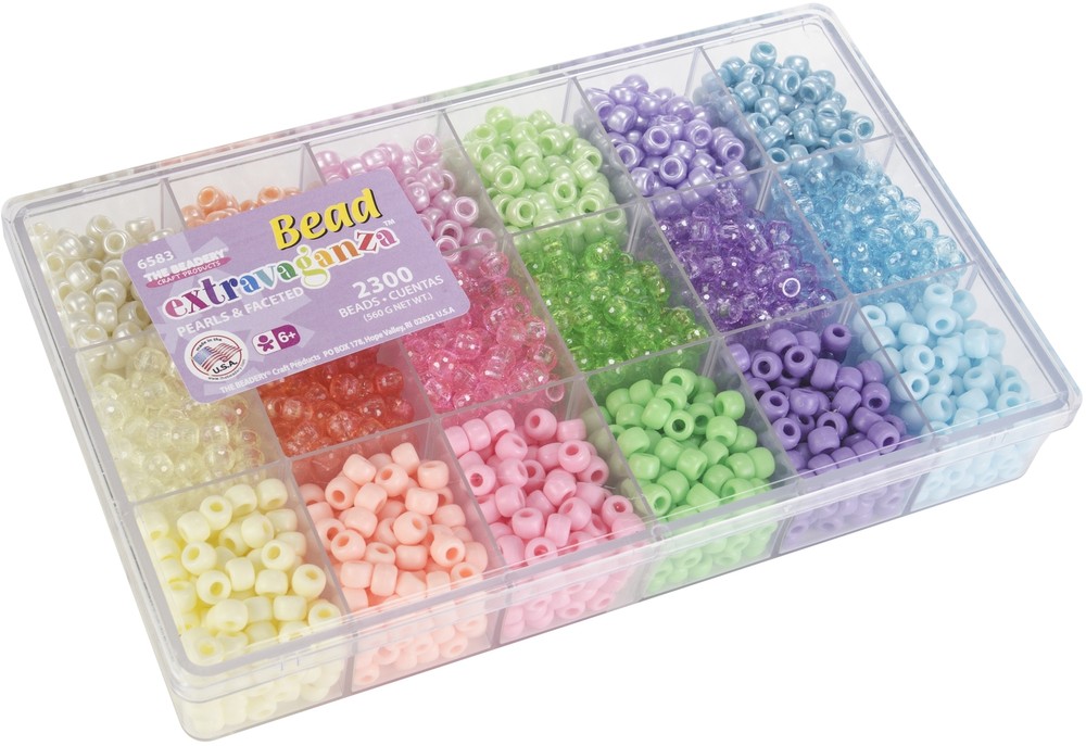 Bead Extravaganza Bead Box Kit 19.75oz Pastel