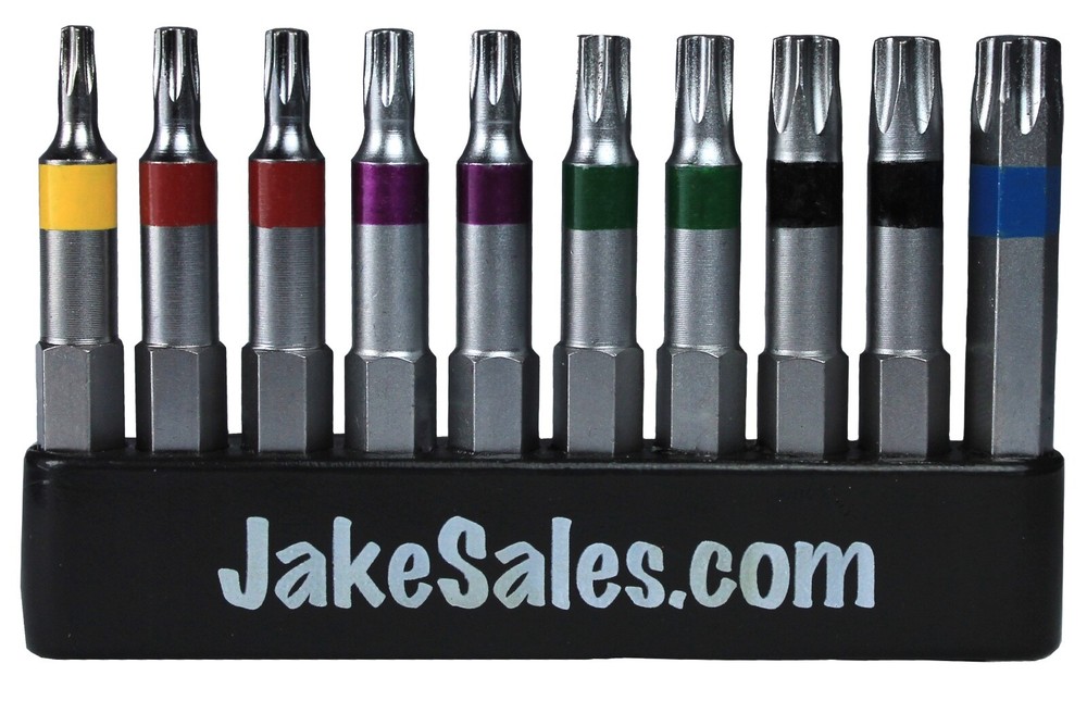 Torx/Star Drive Bit Sets: 1" and  2" with Quick Change Shanks - Multiple Styles