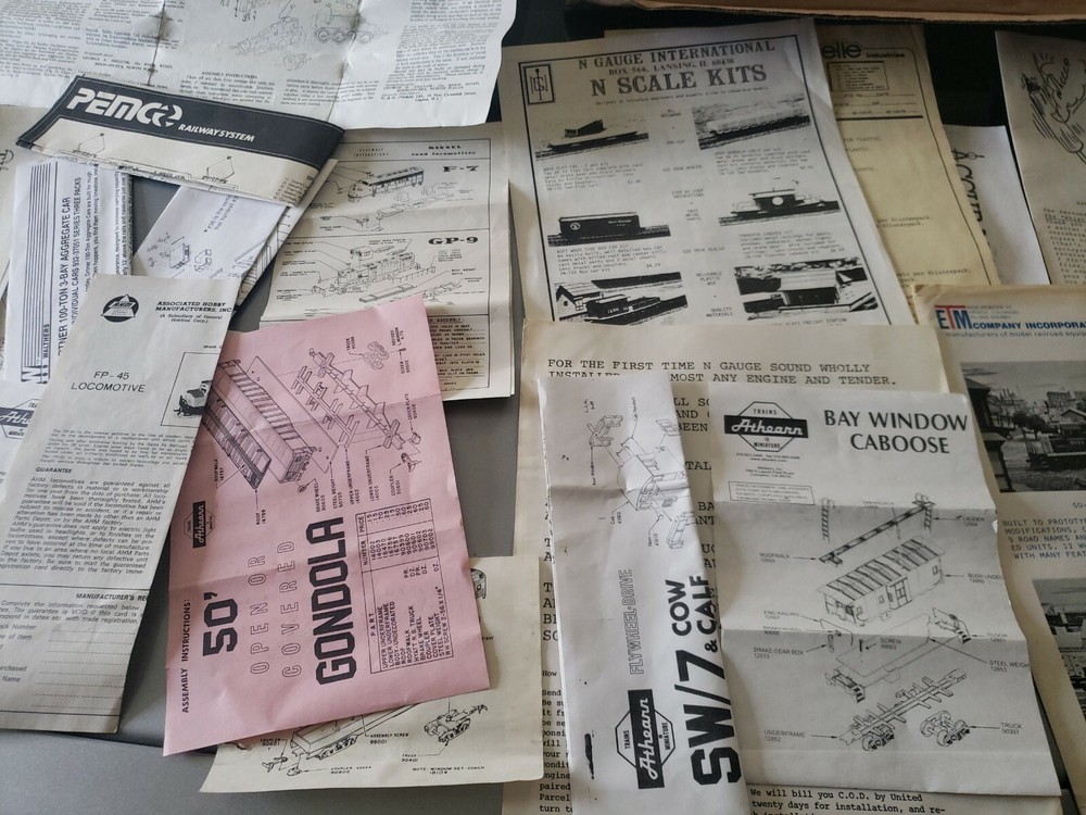 Model train Literature Instruction Locomotive Paperwork