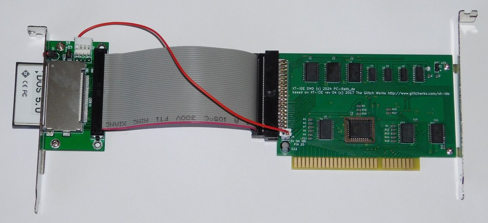 XT IDE Controller Board Boot BIOS XTIDE HDD Hard Drives CF Card DOS 3.3 5.0