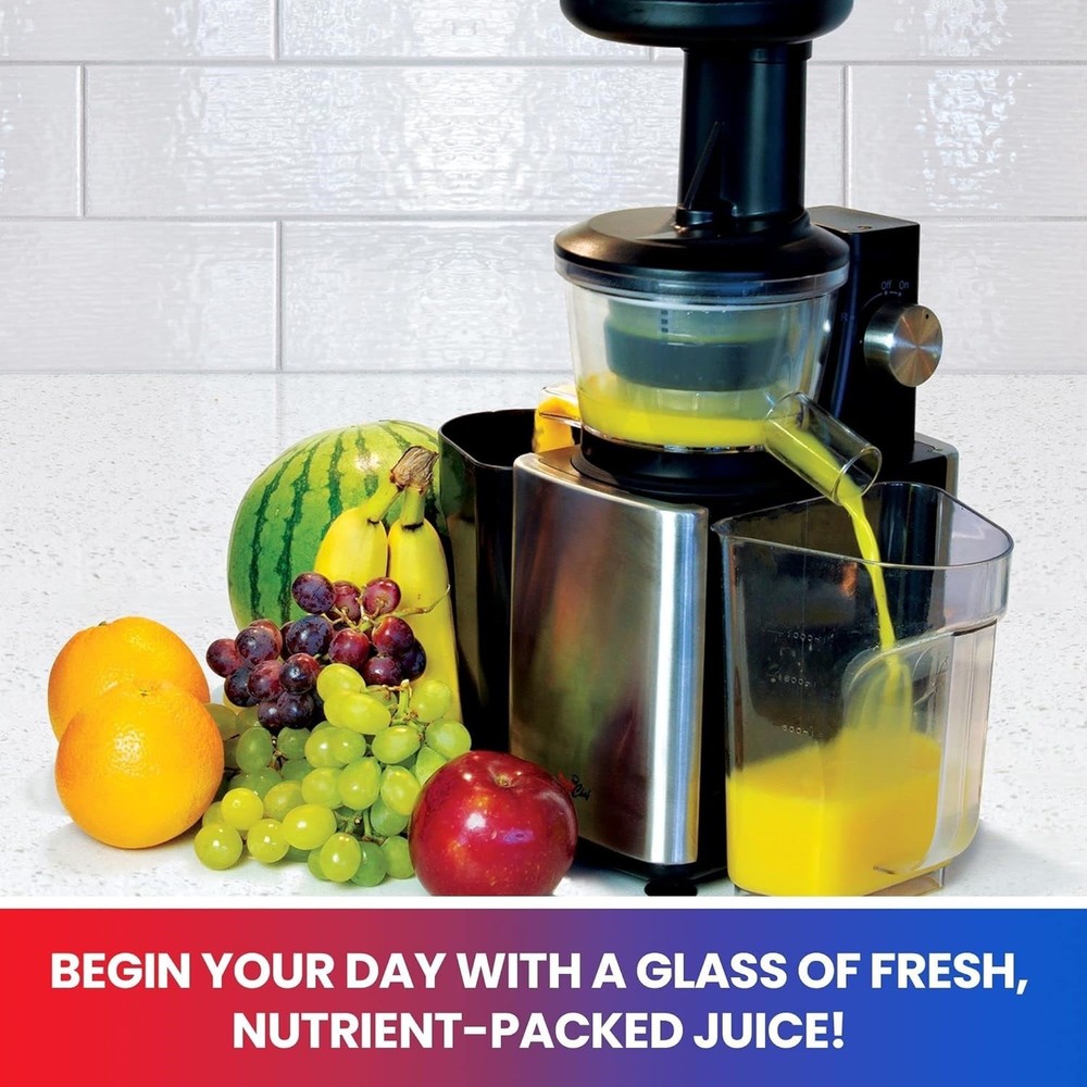 Total Chef Cold Press Slow Masticating Fruit/Vegetable Juicer TCSJ01