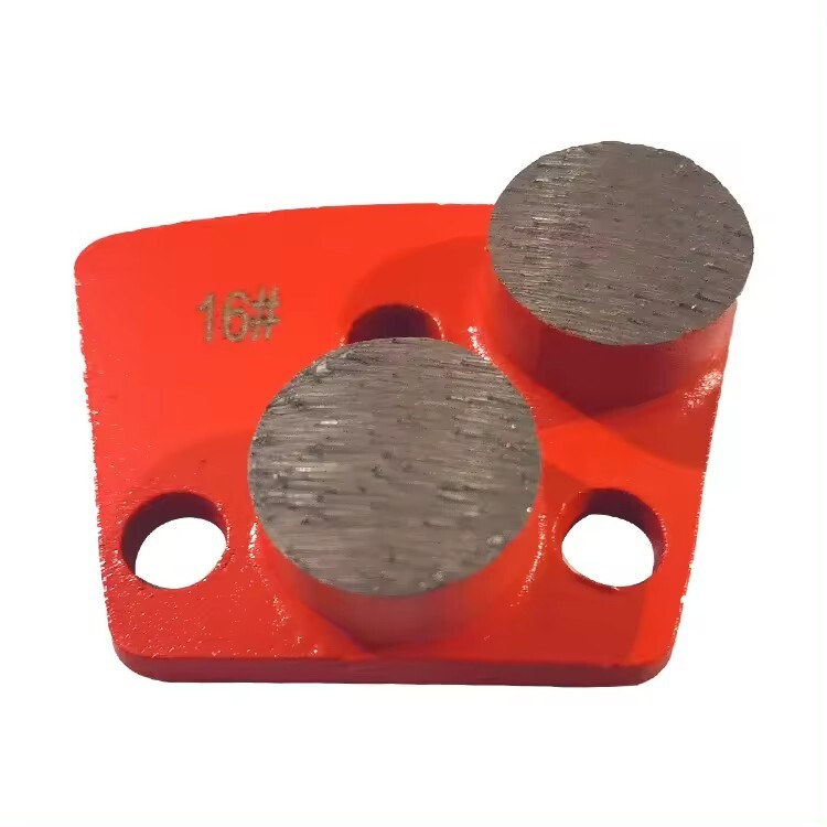 1 Pack with 3 pieces Trapezoidal Grinding Disc for Bolt on Grinders Soft 16 Grit